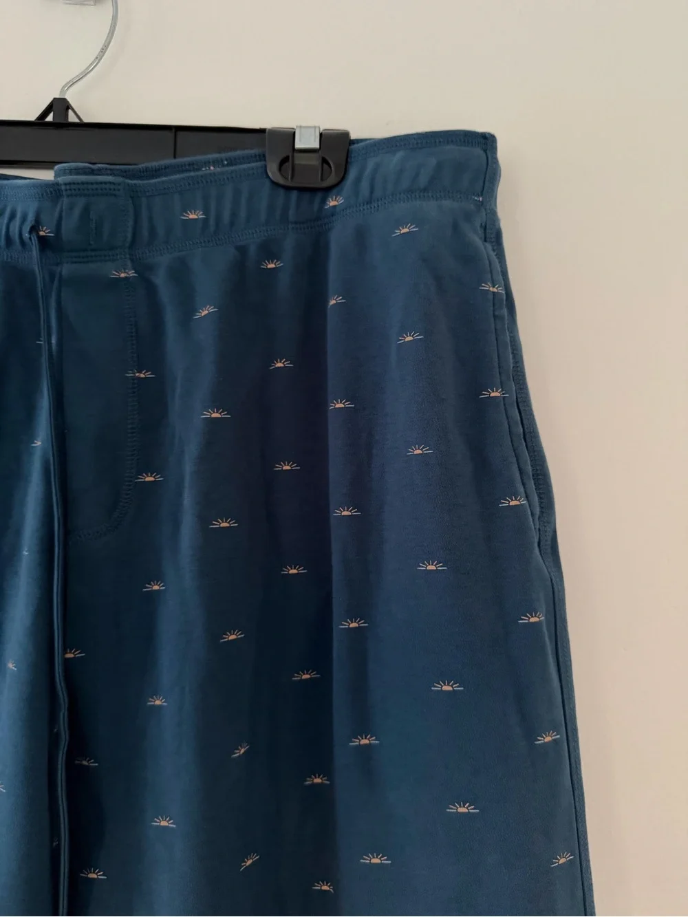Faherty x Roller Rabbit Simon Blue Mini Wave Pajama Pants Mens Size XL Lounge